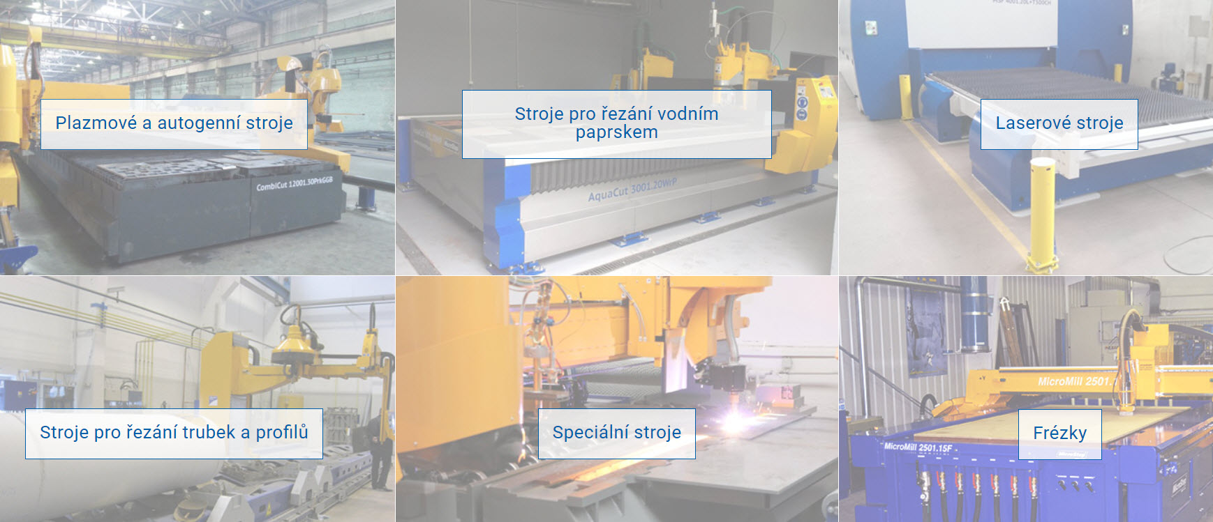 Awac- CNC stroje a řezání vodním paprskem