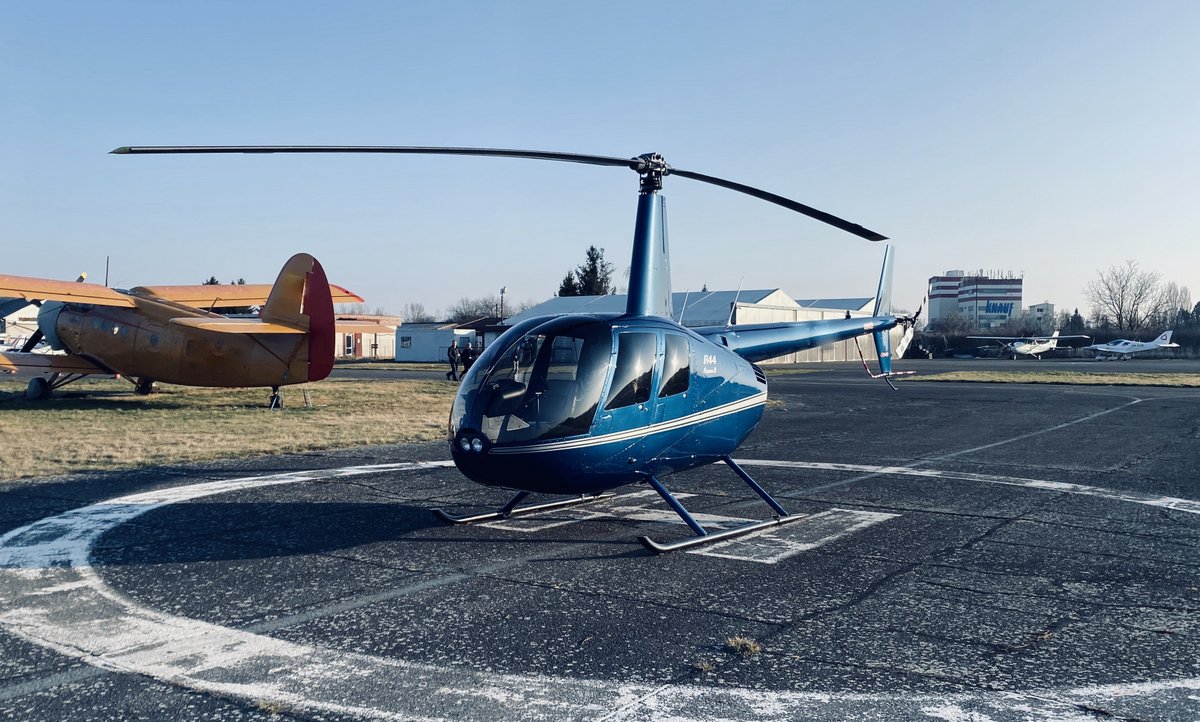 Vyhlídkový let vrtulníkem Robinson R44